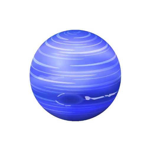 Detailed view of Neptune