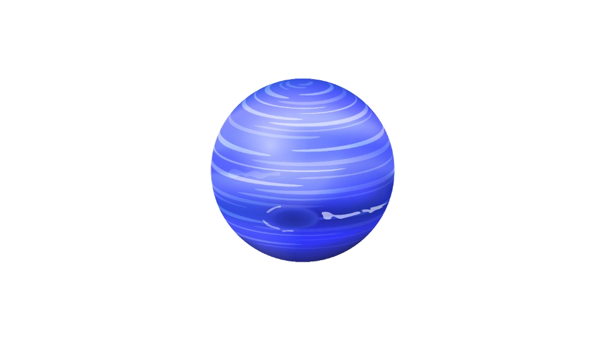 Educational illustration of Neptune